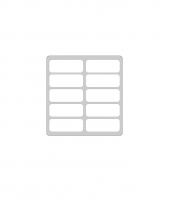 Self Adhesive Label 19mm X 50mm [White]